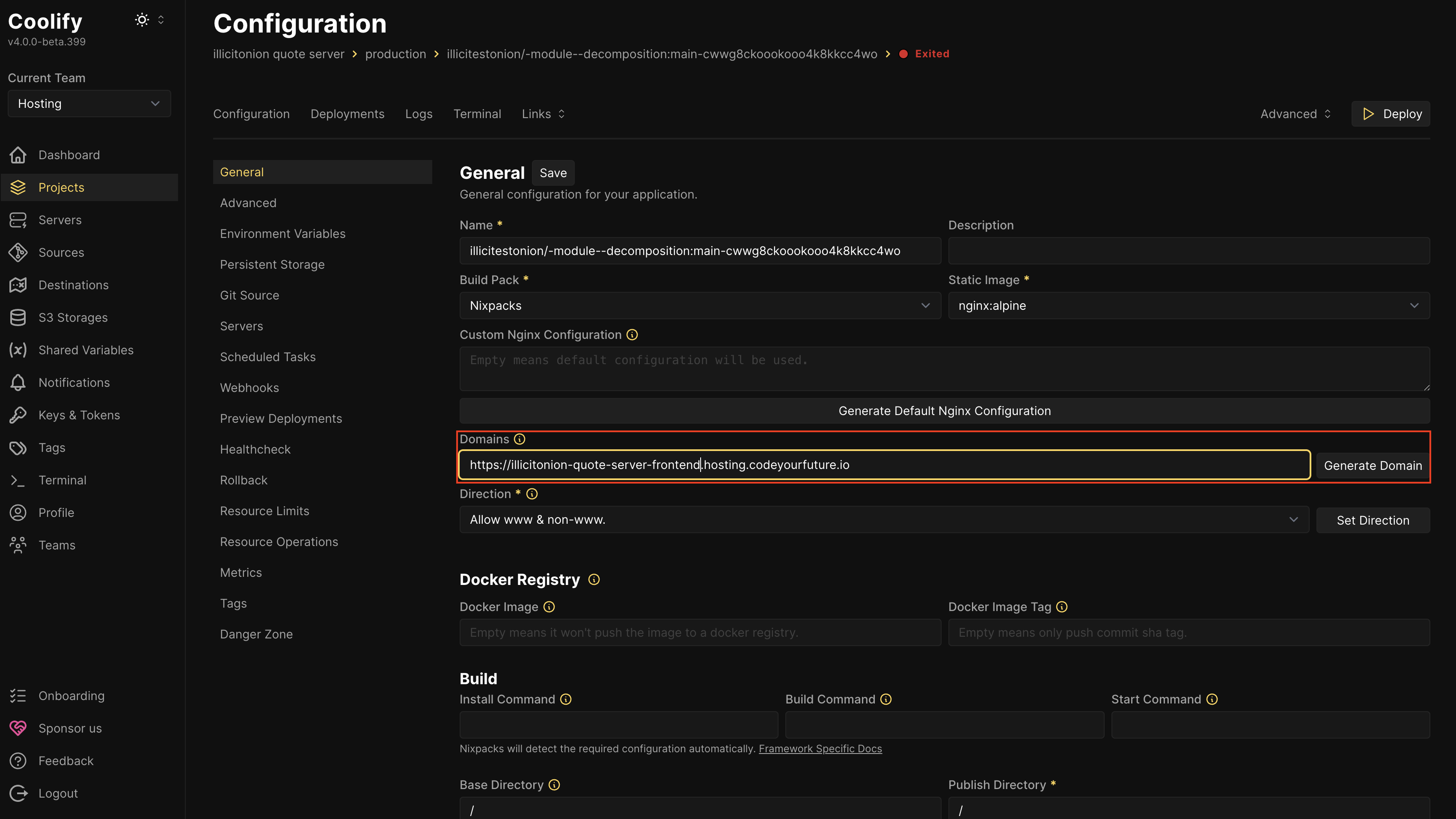 Choose a friendly domain